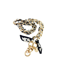 Lee Scarf Strap 125 BW Dot