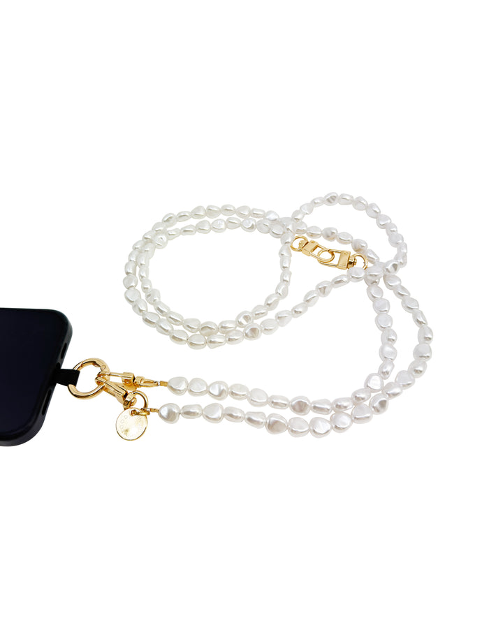 Gladys Pearl Strap Double 130 Gold