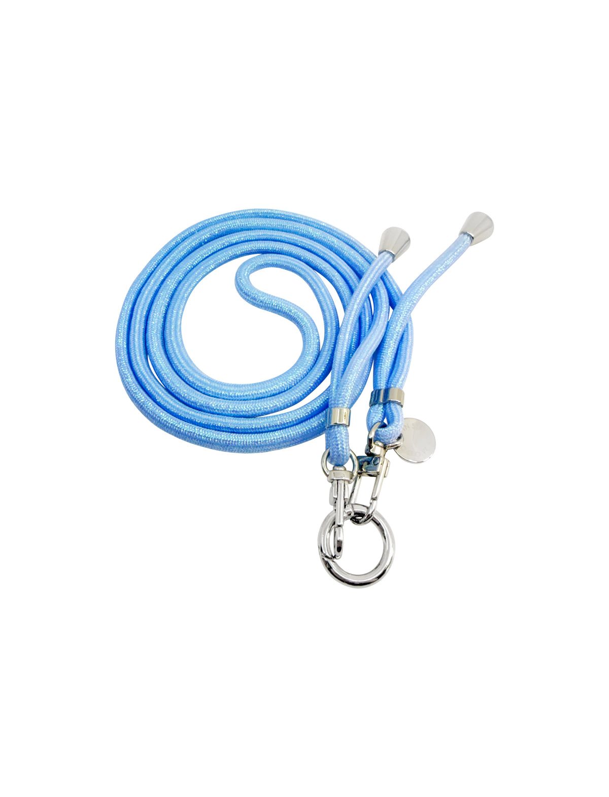 Mobile Base Strap Glam Light Blue Silver