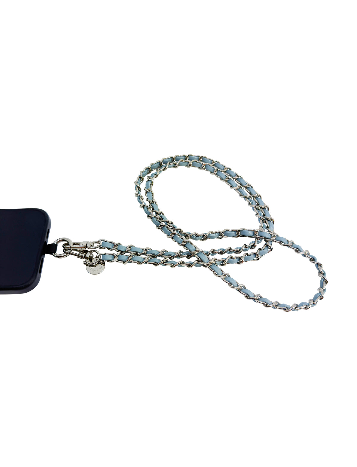 Dolores Chain Strap Light Blue Silver