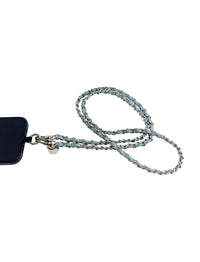 Dolores Chain Strap Light Blue Silver