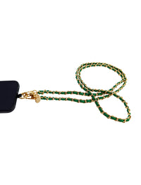 Dolores Chain Strap Green Gold