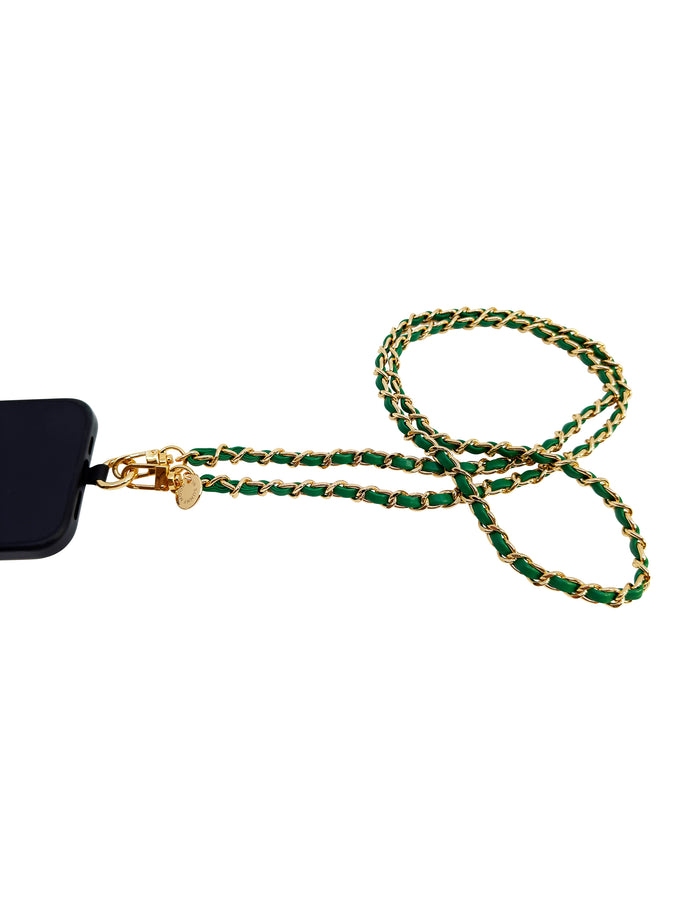 Dolores Chain Strap Green Gold