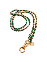 Dolores Chain Strap Green Gold