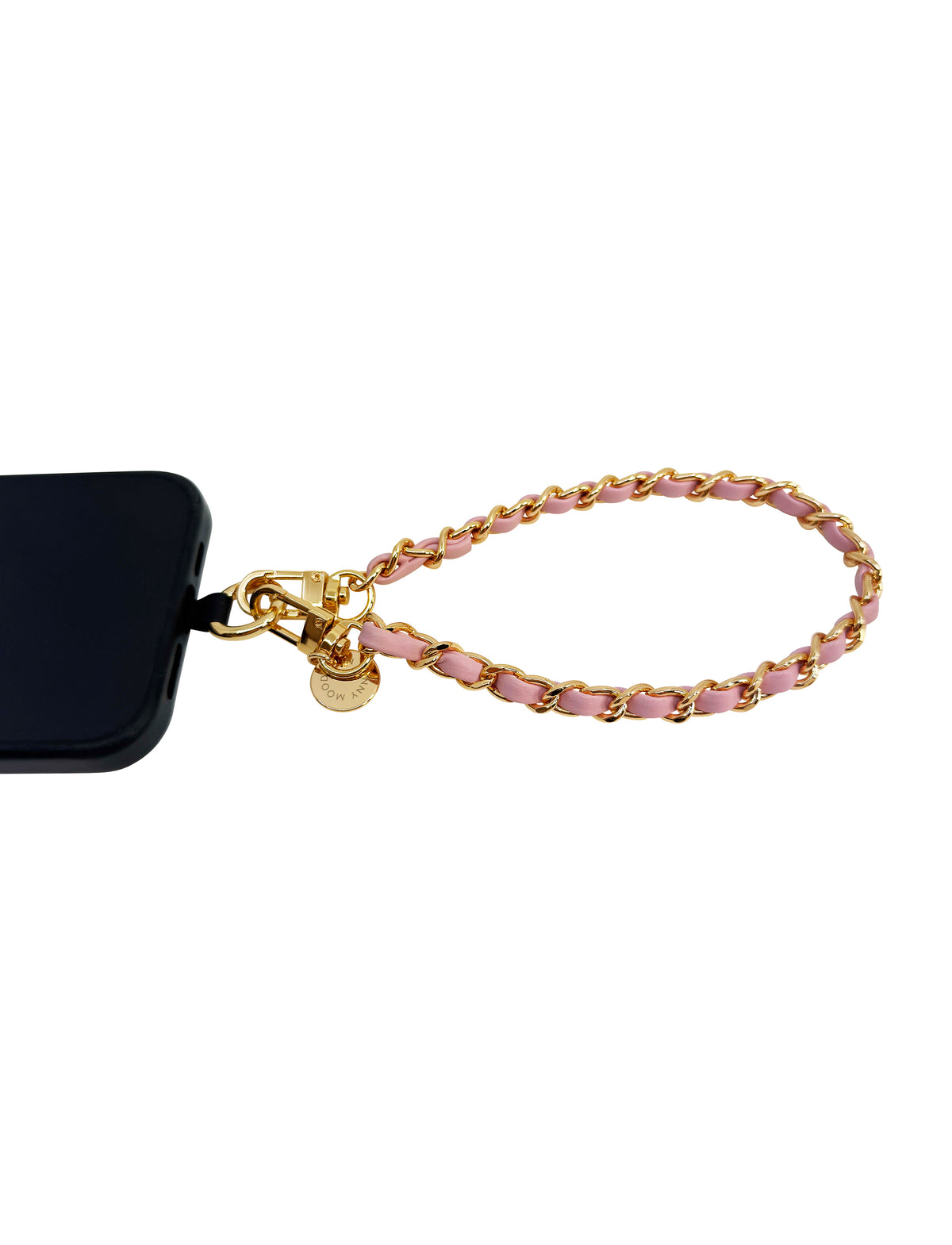 Dolores Chain Wristlet Pink Gold