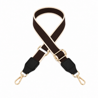 Wide Webbing Strap Brown Str 140