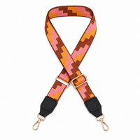 Wide Webbing Strap MultiOrange Str 140