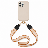 Wide Webbing Strap Beige Str 140