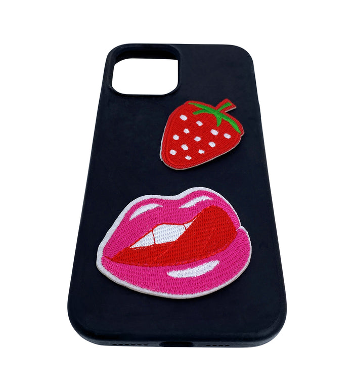 Sticker Strawberry Lip Red