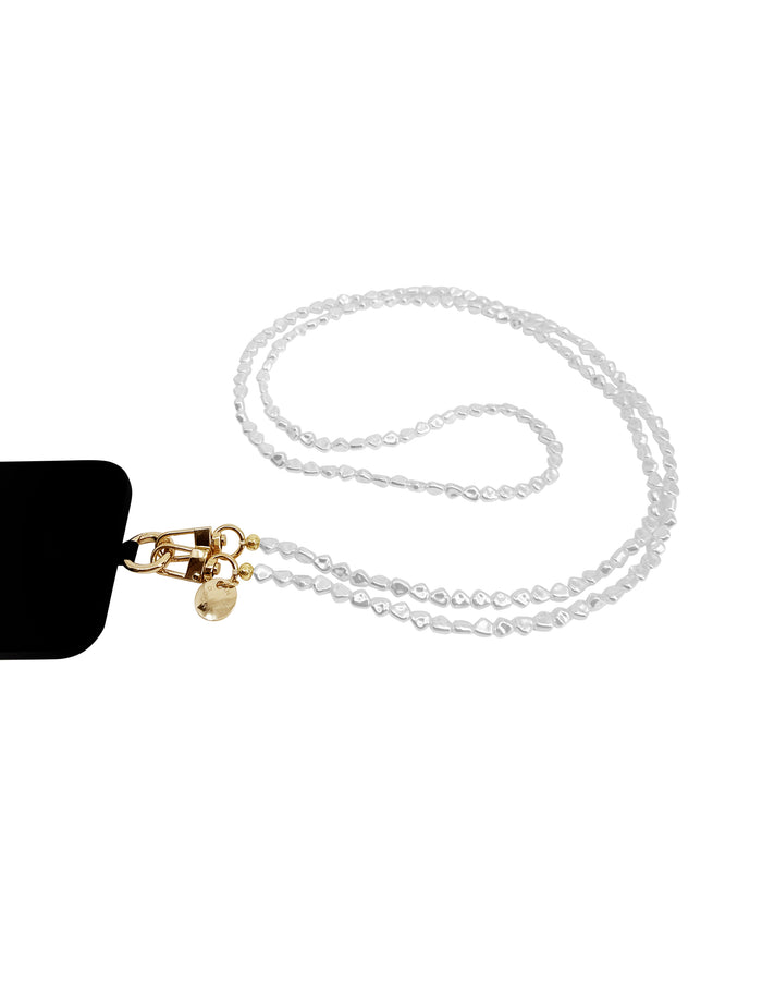 Capri Pearl Strap 135 cm Gold