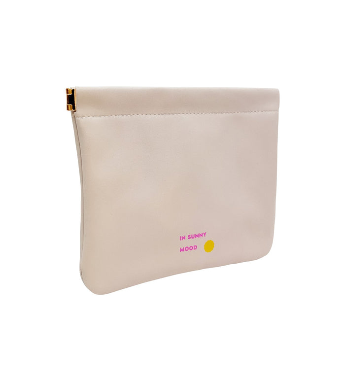 Sunny Snap Pouch Med Near White